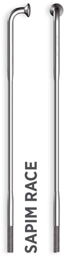 [#BF-SARA14288I] Küllő SAPIM RACE Inox 14G 288mm J-Bend + Polyax réz 14G 12mm ezüst