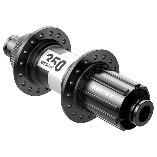 [#BS-H350NCDIR24SA6771S] Agy DT Swiss 350 Road hátsó disc center lock 142/12mm 24h fekete ÚJ