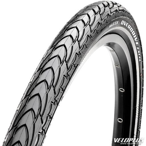 [#BS-ETB00474900] Külső Maxxis 26x2.0 OVERDRIVE EXCEL Silkshield/fényvisszaverős Drótperemes 762g