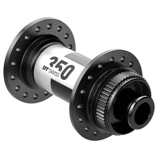 [#BS-H350ACDXR24SA6769S] Agy DT Swiss 350 Road első disc center lock 100/12mm 24h fekete ÚJ