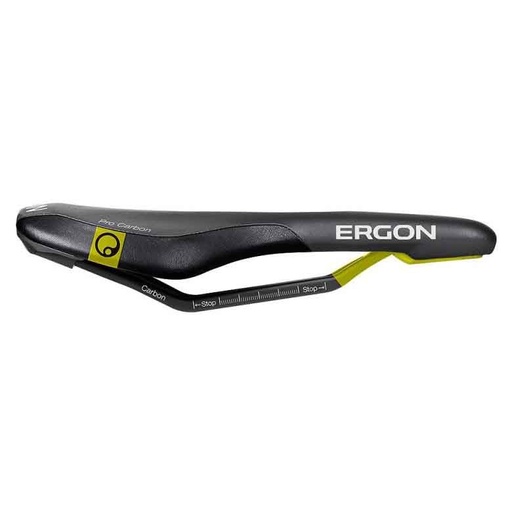 [#BS-90231863] Nyereg férfi Ergon SME-3 Enduro Pro Carbon S/M fekete/zöld 187g ÚJDONSÁG