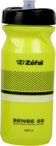 [#PL-Z155252] KULACS ZEFAL SENSE M65 - 650ML MENETES NEON SÁRGA (FEKETE/FEHÉR){6/4}