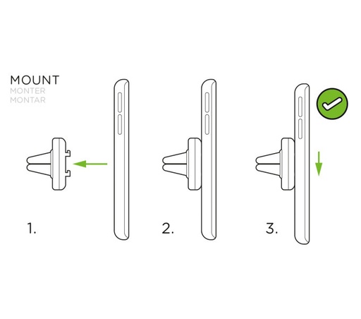 [#PL-FA003491129] RÖGZÍTŐ SP CONNECT VENT MOUNT SNAP AUTÓ SZELLŐZŐBE 2020 {4}