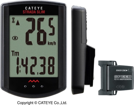 [#PL-CCRD310W] CatEye Strada Slim CC-RD310W 8 funkció wireless fekete