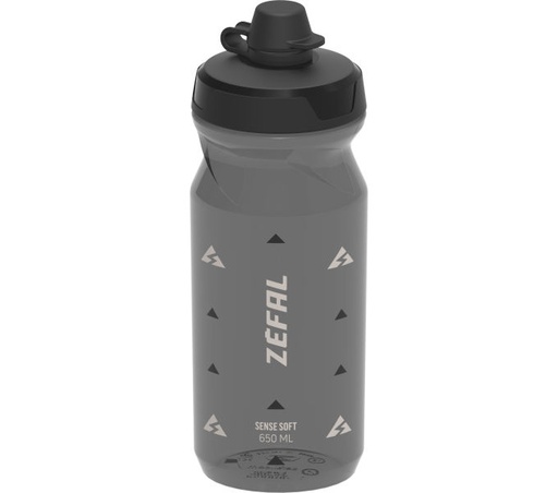 [#PL-Z660137] KULACS ZEFAL SENSE NO-MUD 65 - 650ML MENETES FEKETE ÁTTETSZŐ KUPAKKAL{5/4}