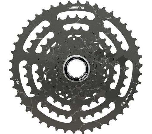 [#PL-ECSLG4009146] SHIMANO CASSETTE SPROCKET, CS-LG400-9, CUES, 9-SPEED, 11-13-15-17-20-23-28-36-46