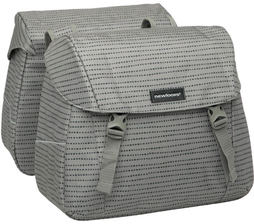 [#PL-FA003480239] KERÉKPÁROS TÁSKA NEWLOOXS JOLI DUPLA NOMI SZÜRKE 37L 38X30X18CM(2X)