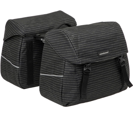 [#PL-FA003480240] KERÉKPÁROS TÁSKA NEWLOOXS JOLI DUPLA MIK NOMI FEKETE 37L 38X30X18CM(X2)